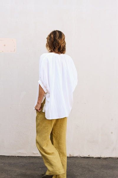 Moss Linen Pant