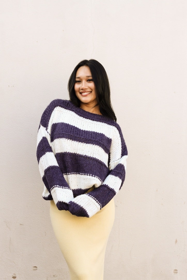 Crew Neck Knit Sweater by 75