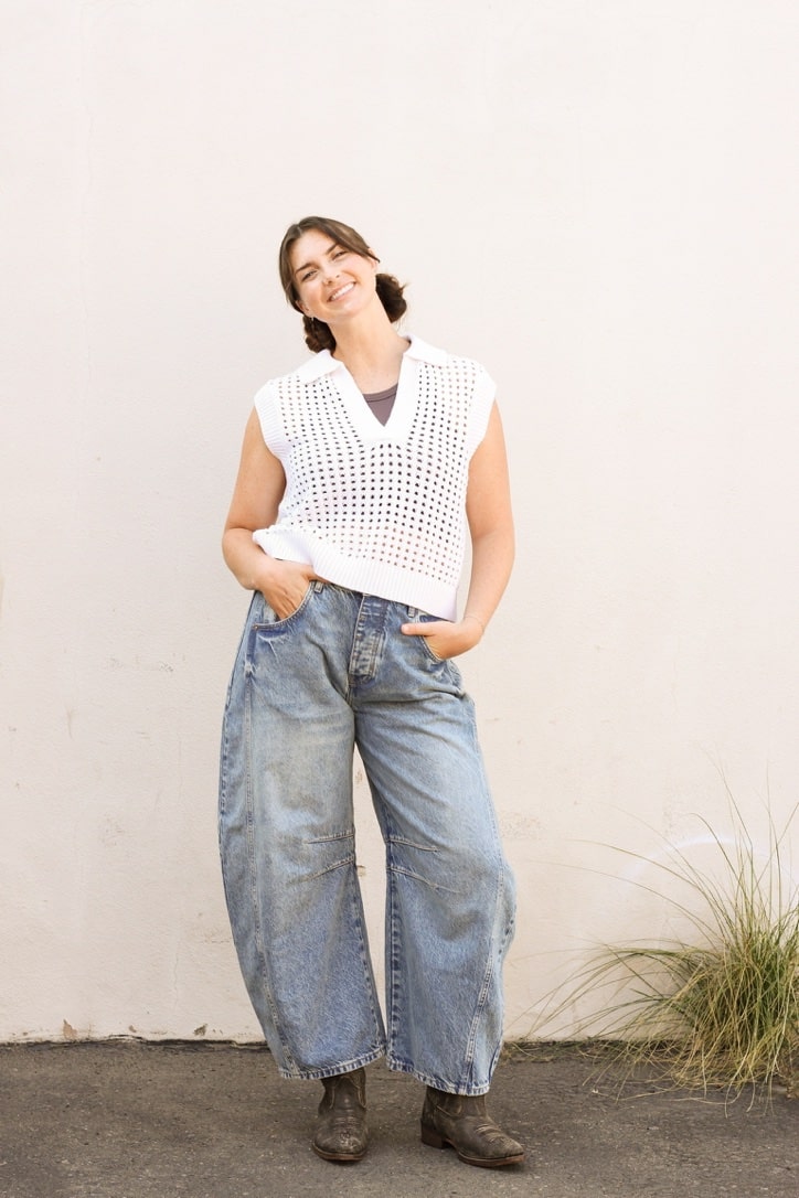 Taye Henley Top by Velvet by Graham & Spencer