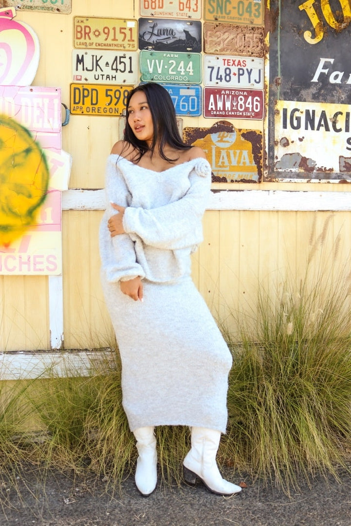 Eisley Oversized Sweater by for Love & Lemons – 75° & Fuzzy
