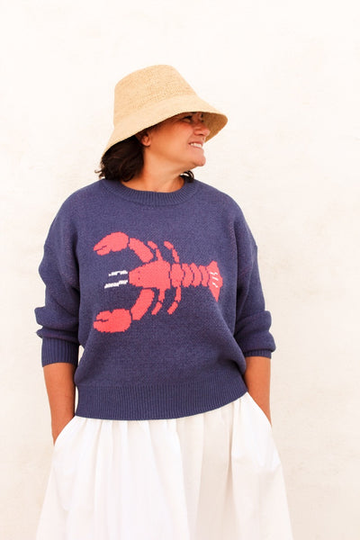 Lobster Knit Sweater by 75