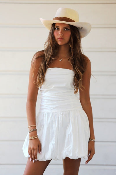 Cloud Nine Cotton Bubble Mini Dress by 75