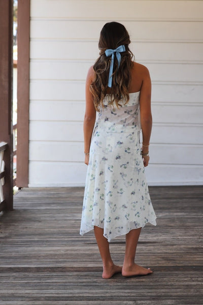Wildflower Drift Asymmetrical Midi Skirt by 75