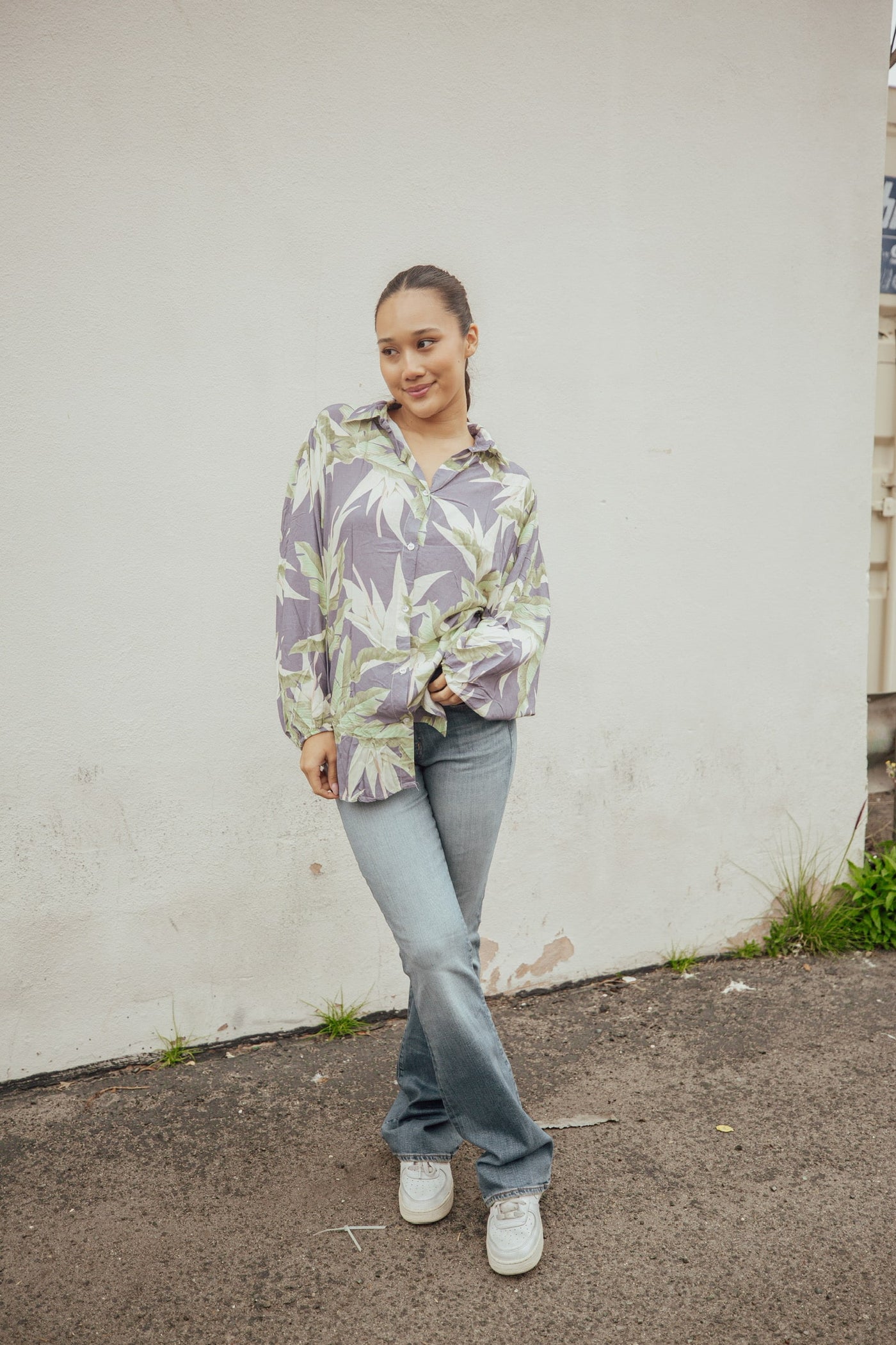 Tropical Periwinkle Akumal Shirt by Malai