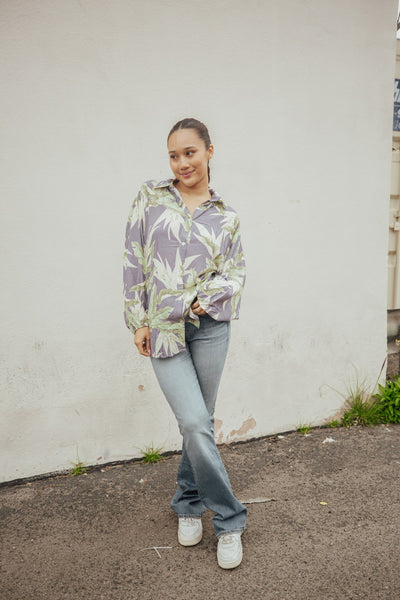 Tropical Periwinkle Akumal Shirt by Malai