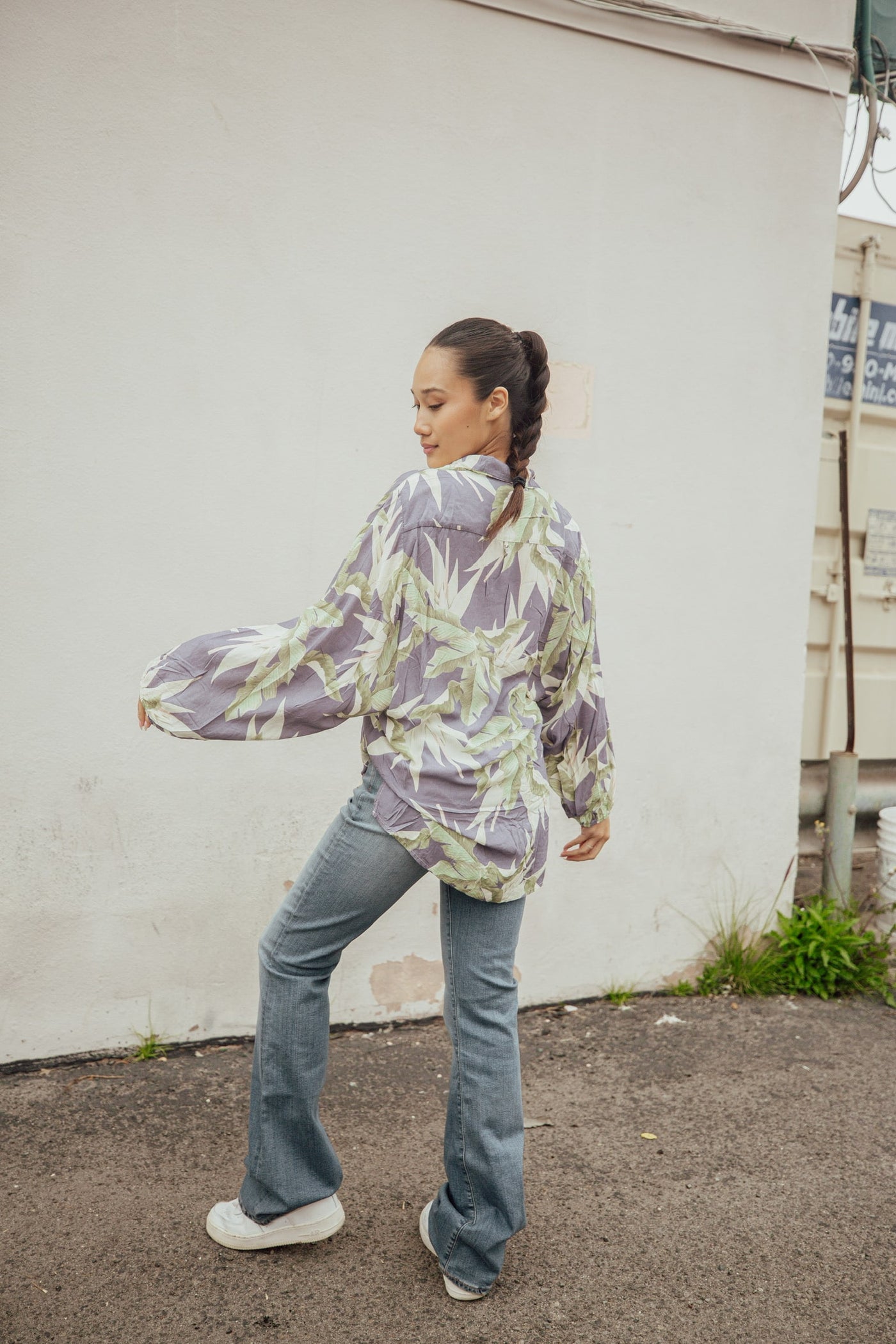 Tropical Periwinkle Akumal Shirt by Malai