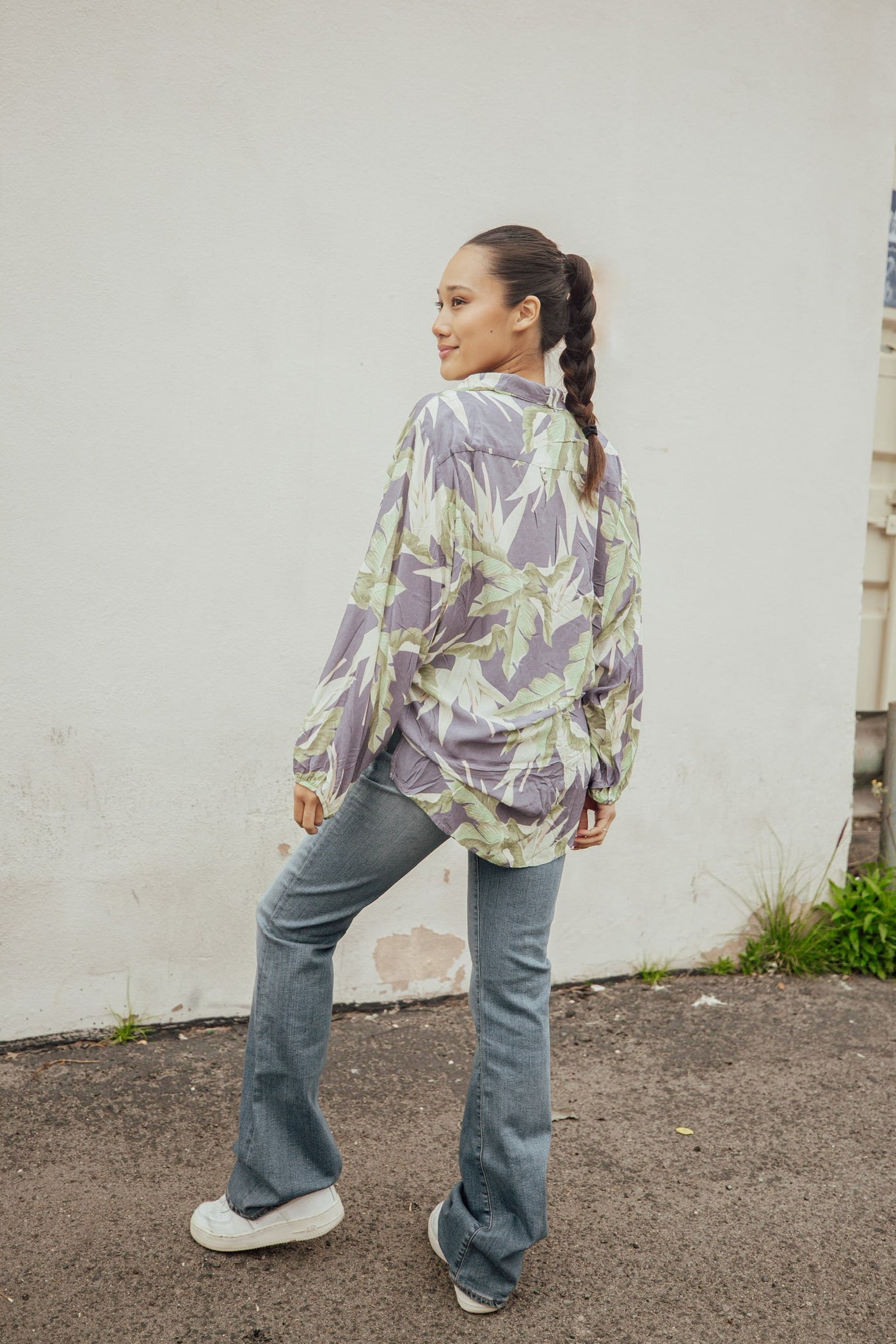 Tropical Periwinkle Akumal Shirt by Malai