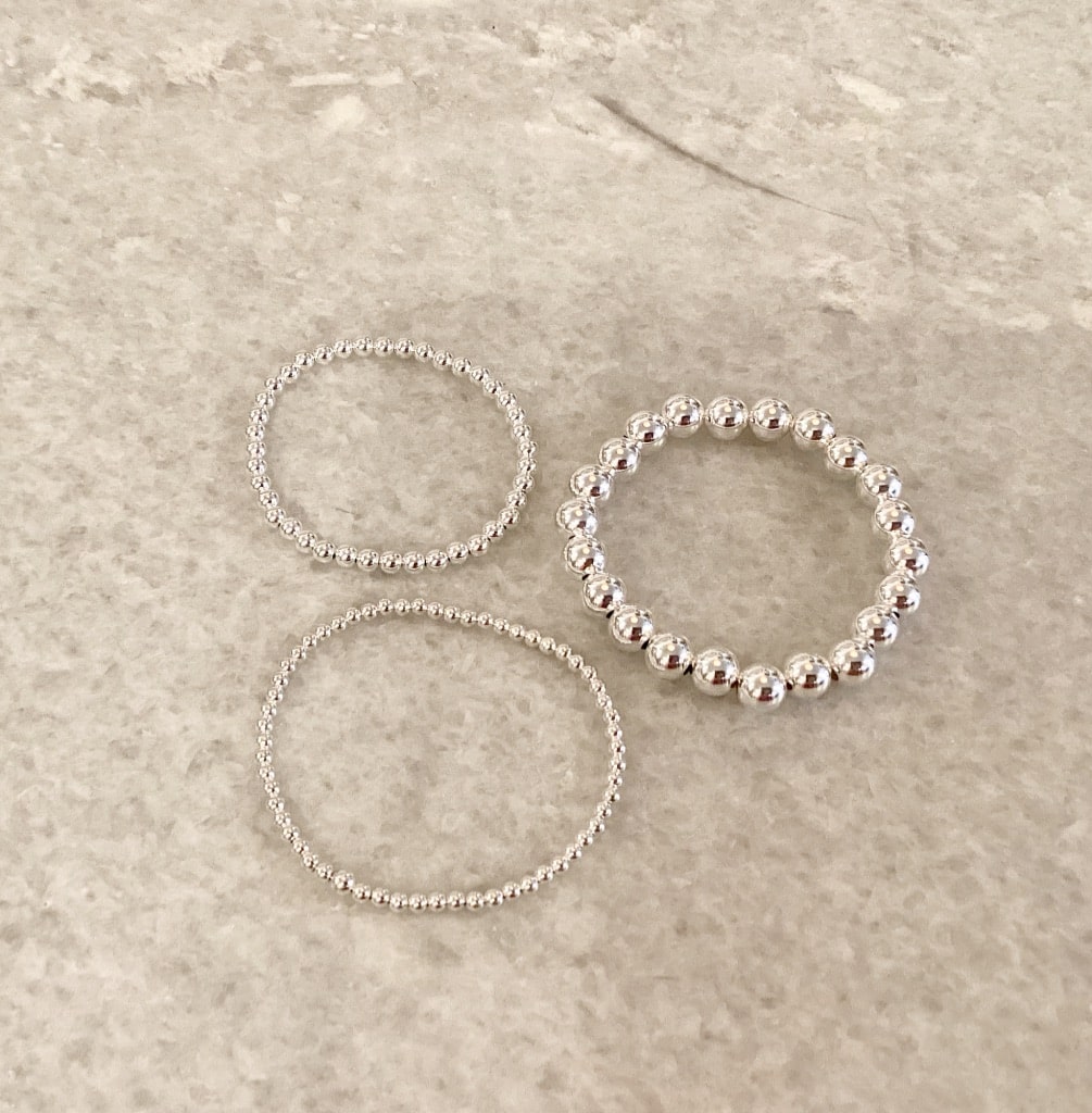 8mm Silver Filled Bracelet