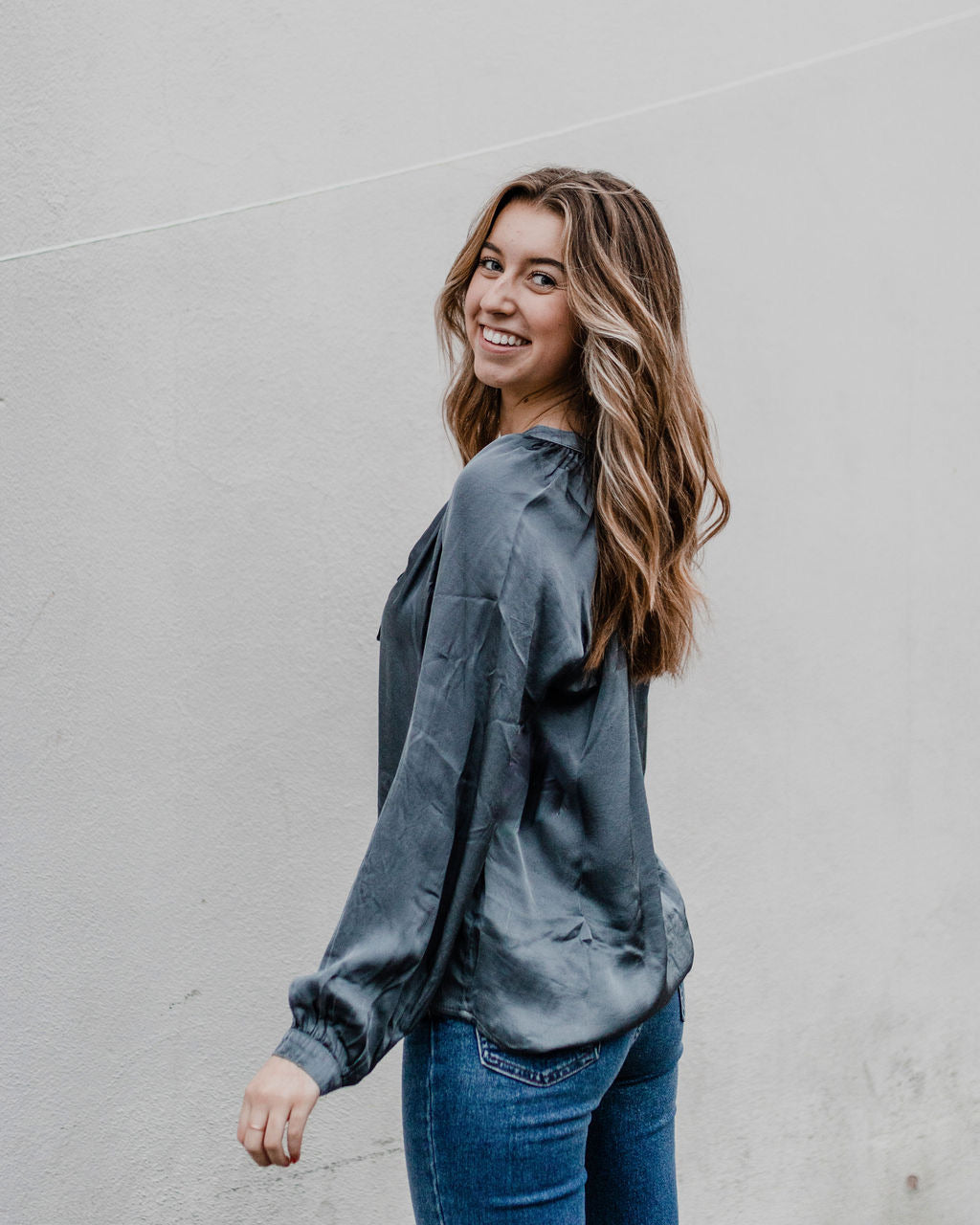 Tie Neck Blouse by Bella Dahl