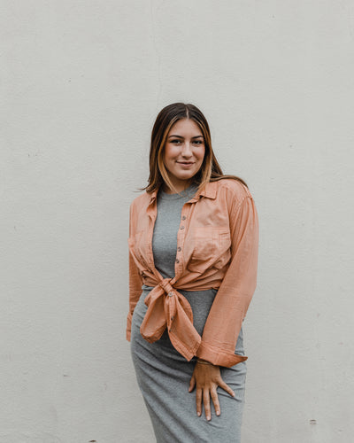 SHEER LUCK SHIRT by Free People