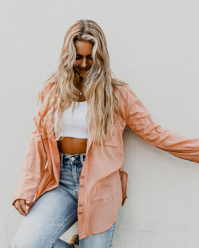 SHEER LUCK SHIRT by Free People