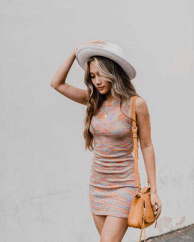 Rainbow Knit Dress