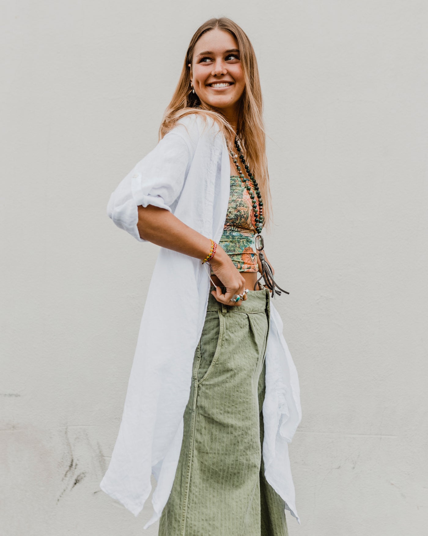 Linen Cardigan 60269