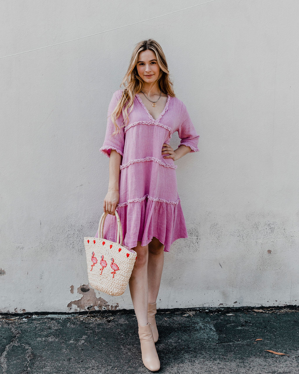 blush boho dress A-line Sweetheart Ivory Lace Blush Tulle Wedding Dress WD520 US0 / Ivory/Blush