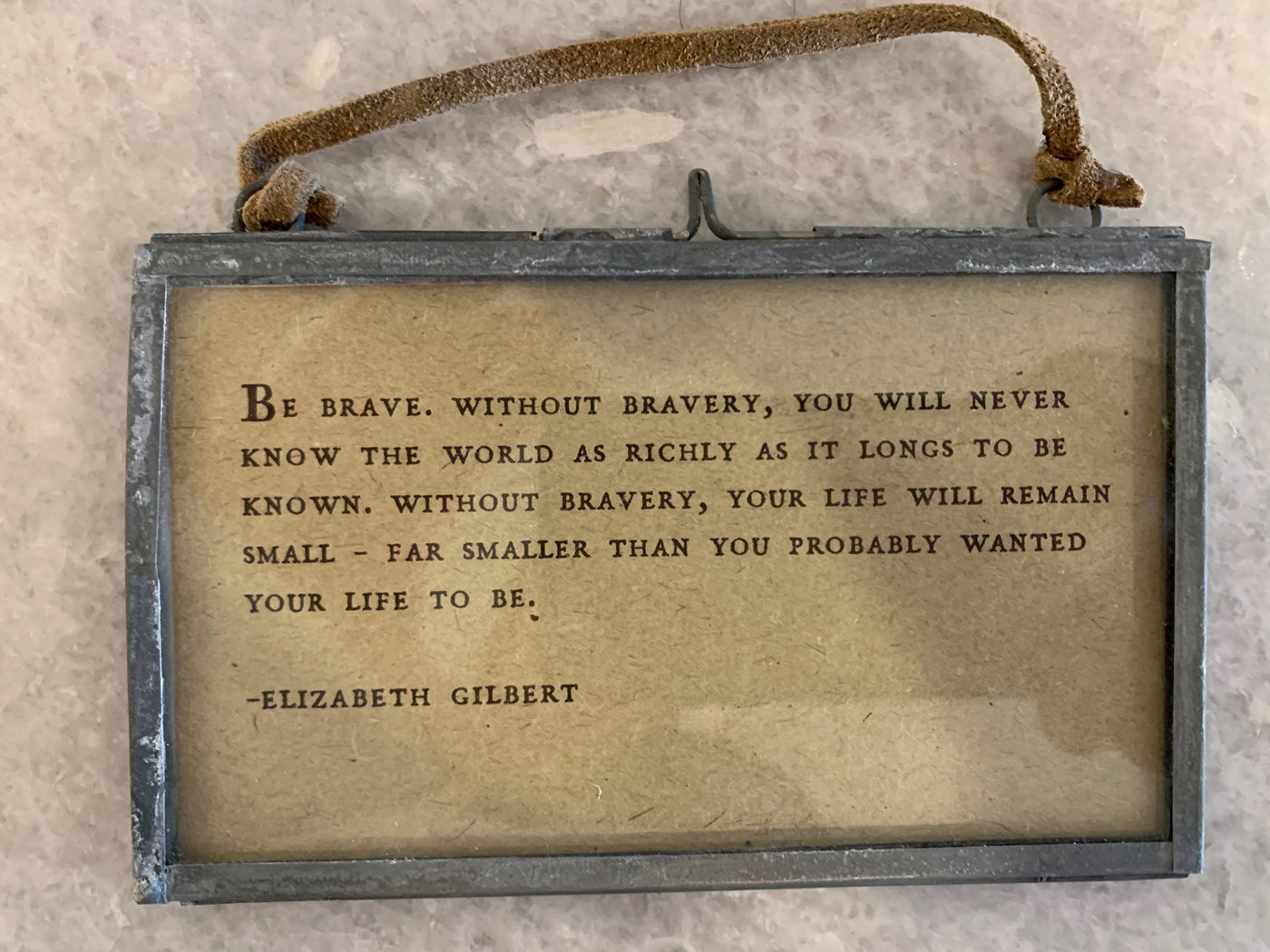 Framed  Quote
