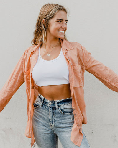SHEER LUCK SHIRT by Free People