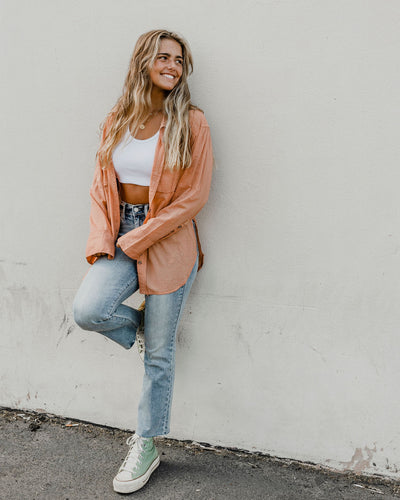 SHEER LUCK SHIRT by Free People
