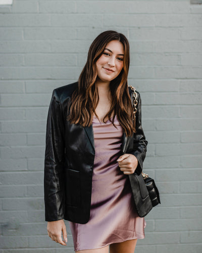 Cowl Neck Criss-Cross Strap Slip Dress