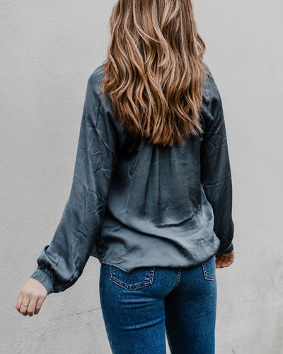 Tie Neck Blouse by Bella Dahl
