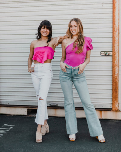 Satin Tube Scarf Top
