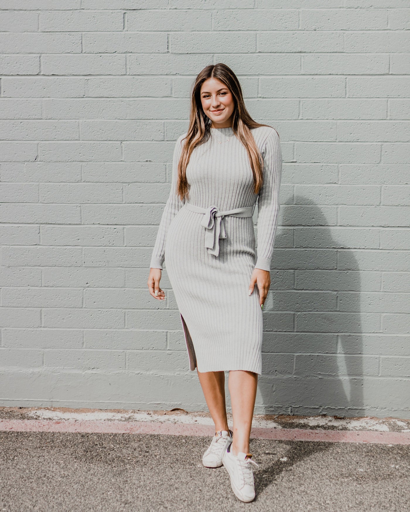 Traveler Cognac Midi Dress by Lost and Wander