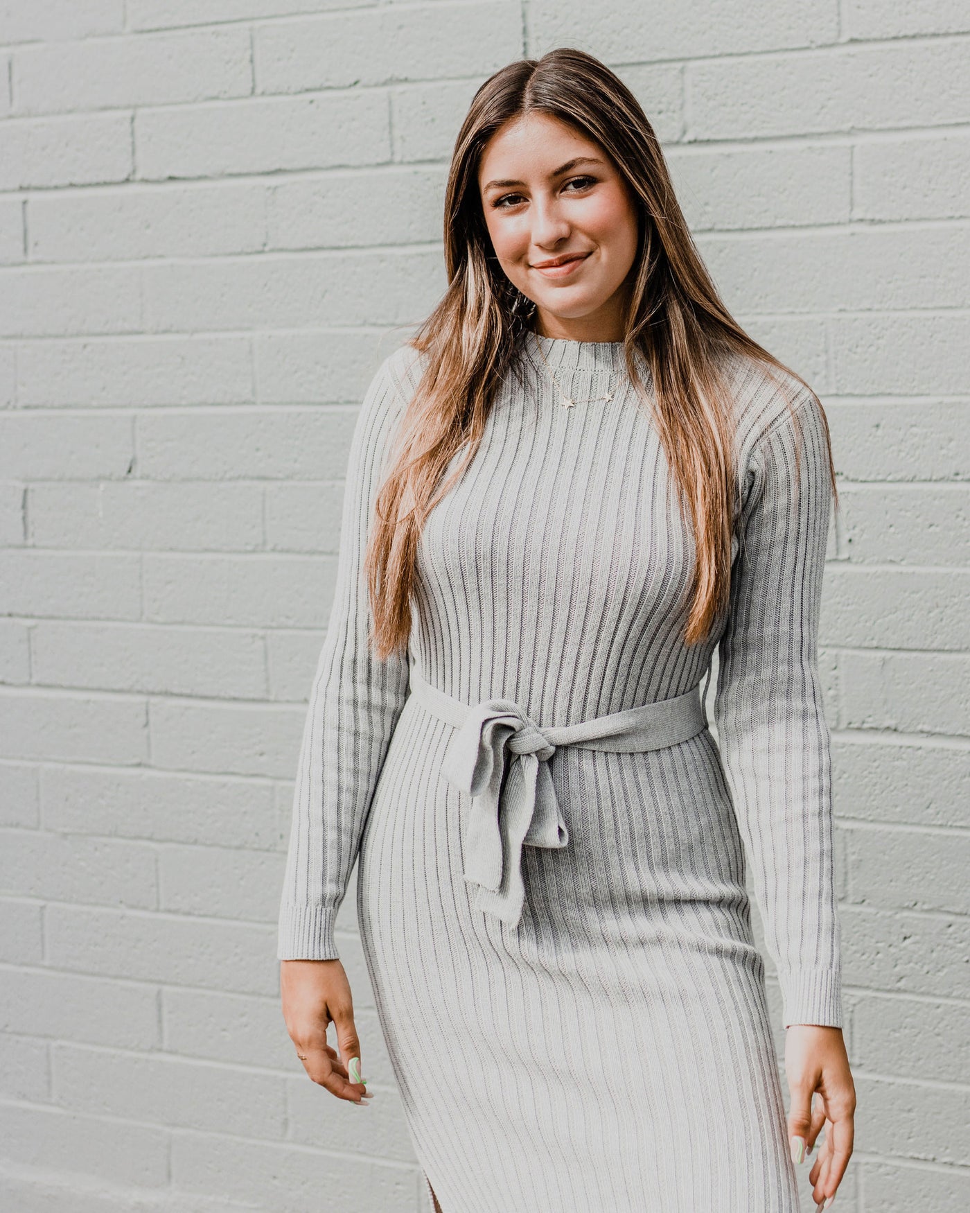 Traveler Cognac Midi Dress by Lost and Wander