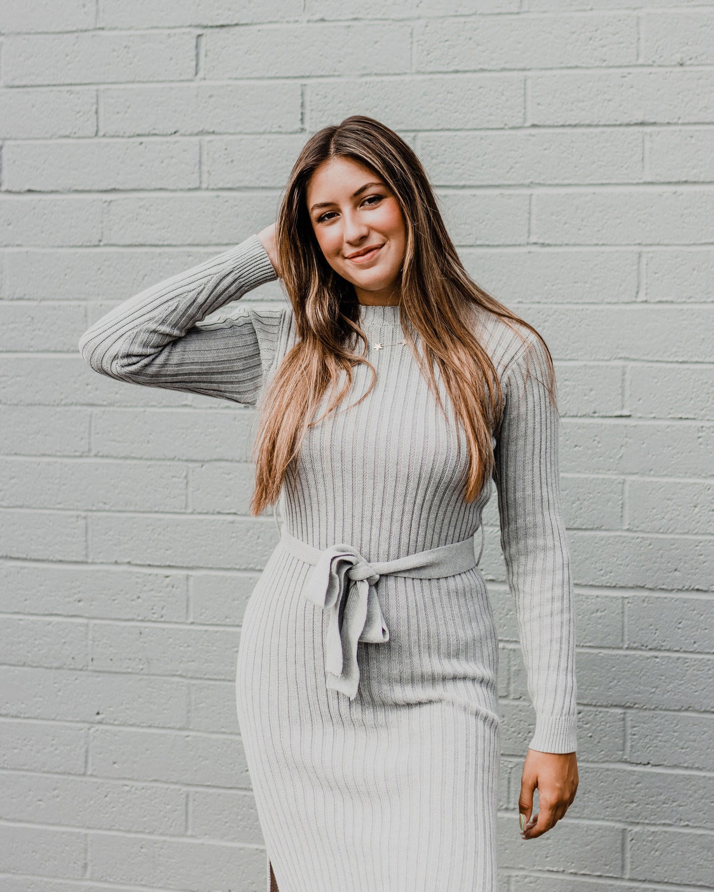 Traveler Cognac Midi Dress by Lost and Wander