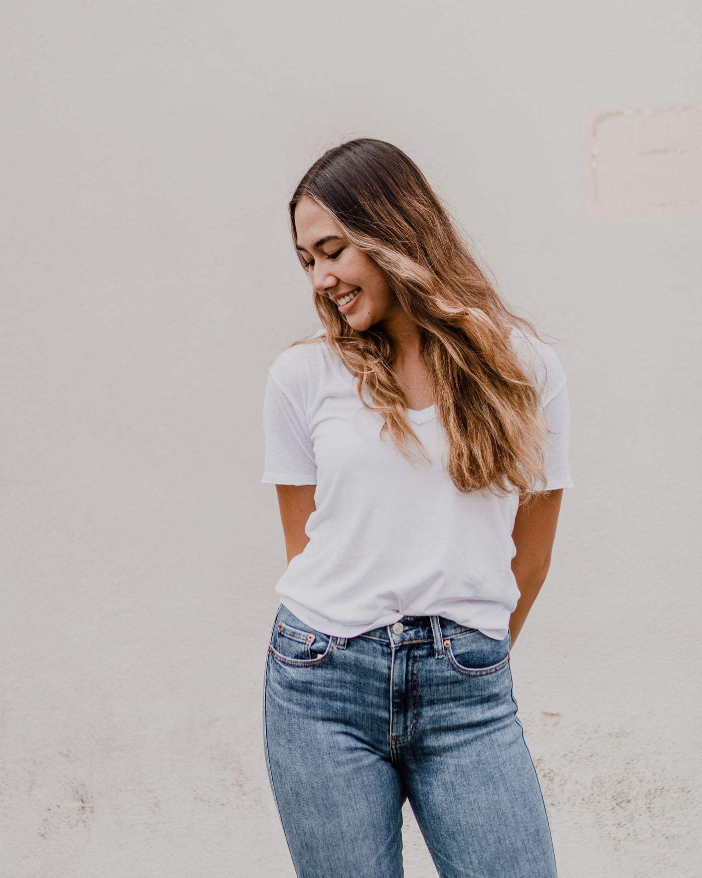 ORGANIC COTTON V-NECK TEE by Z Supply