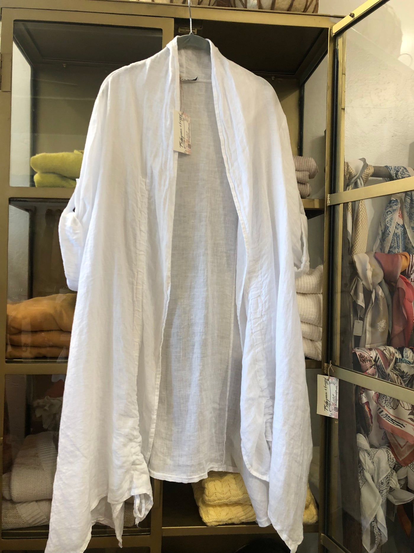 Linen Cardigan 60269