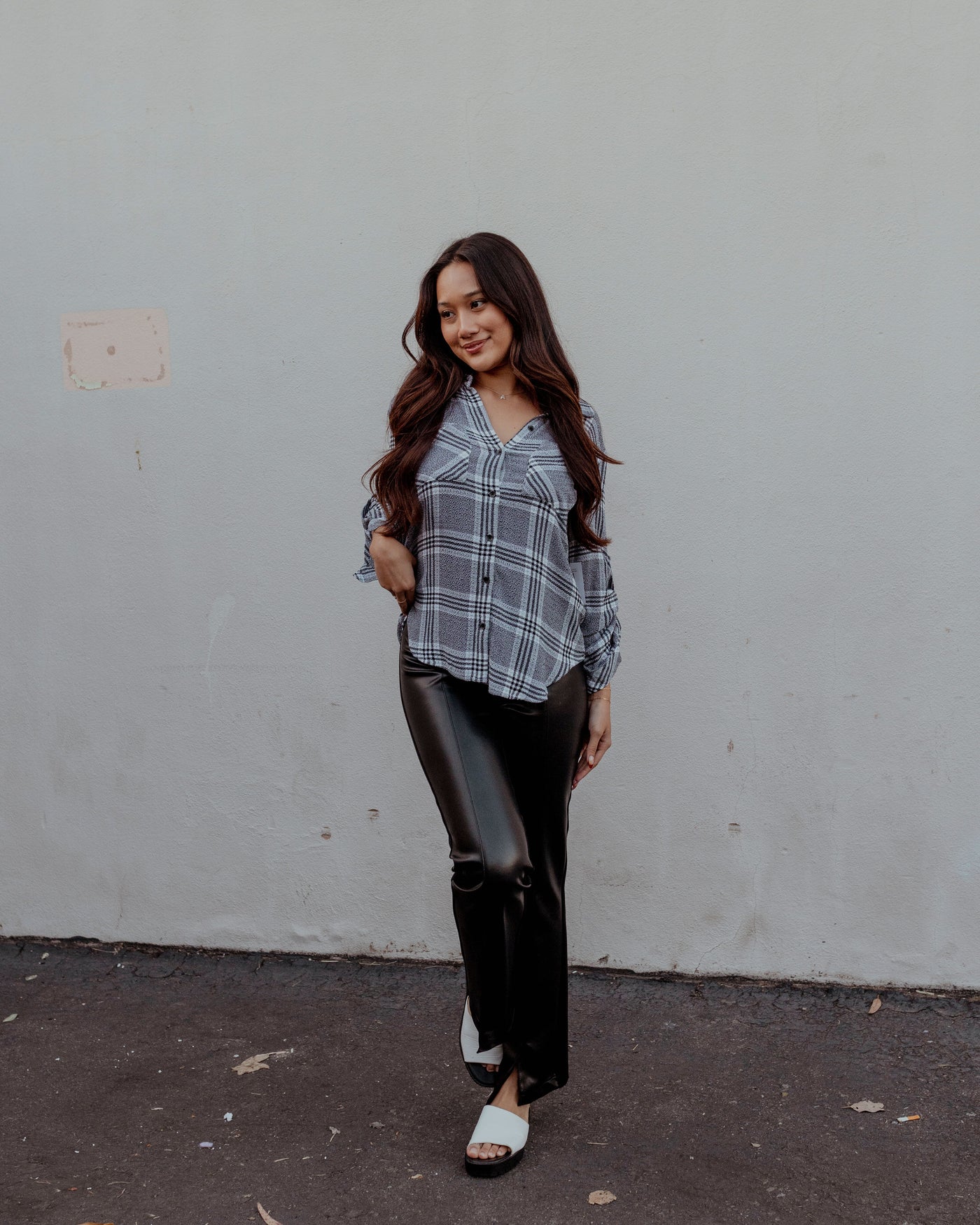 Two Pocket Button Down Blouse by Bella Dahl