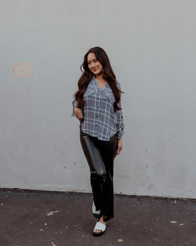 Two Pocket Button Down Blouse by Bella Dahl