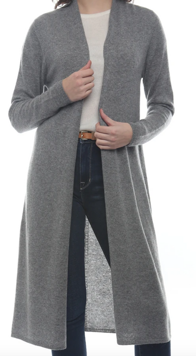Long Cashmere Cardigan by inCashmere