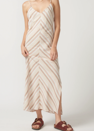 CAMILA SLIP MIDI DRESS by Self Contrast