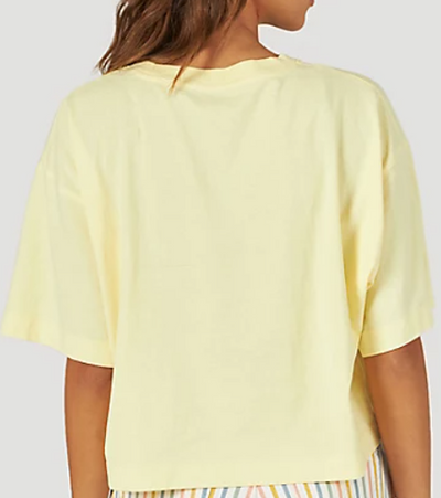 WOMEN'S COLLEGIATE CROP BOXY TEE by Wrangler