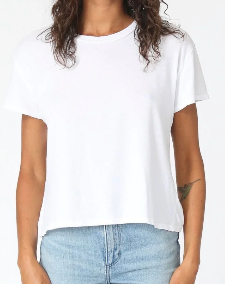 "Harley" Boxy Crew by Perfect White Tee