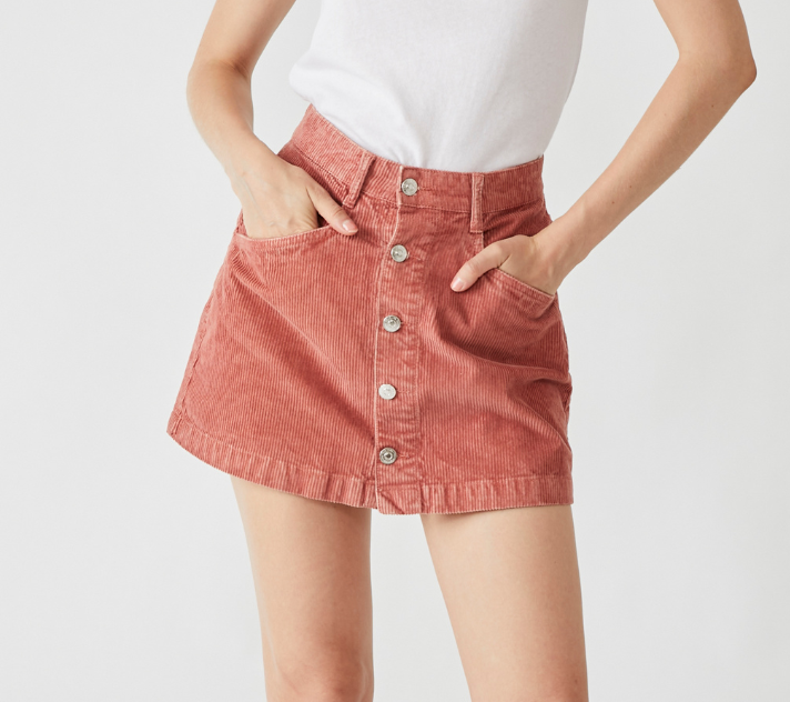 RAY CORD MINI SKIRT by Free People