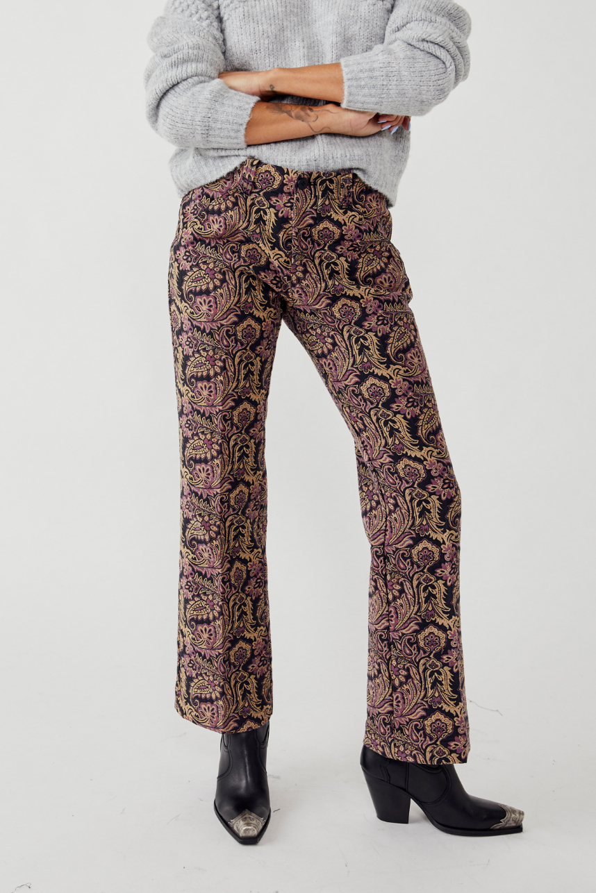 WALKER RELAXED JACQUARD PANT by Free People
