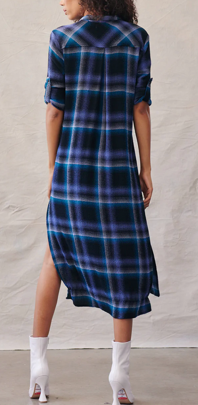 Wren Rolled Sleeve Duster Dress by Bella Dahl