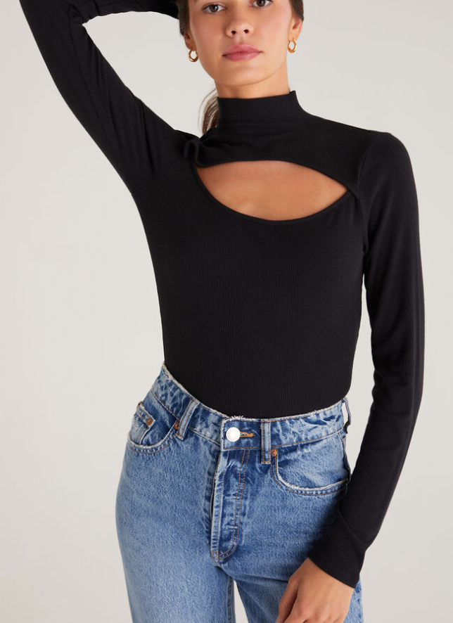 Pandora Rib Cut Out Top by Z Supply