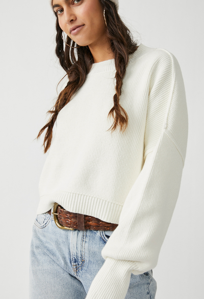 EASY STREET CROP PULLOVER  by Free People