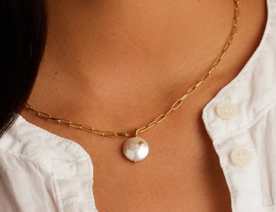 Reese Pearl Necklace by Gorjana