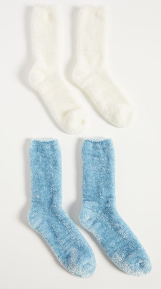2-Pack Chenille Plush Socks by Z Supply