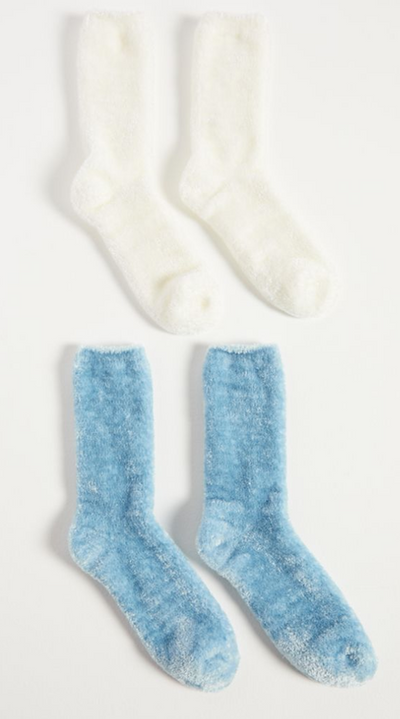 2-Pack Chenille Plush Socks by Z Supply