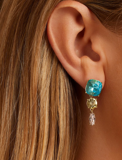 Lexi Cushion Drop Earrings