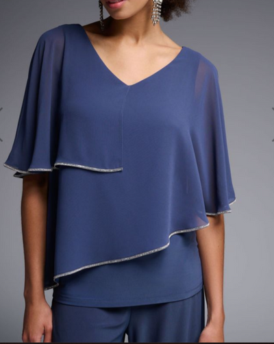 Joseph Ribkoff Mineral Blue Top Style 231720