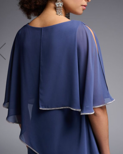 Joseph Ribkoff Mineral Blue Top Style 231720
