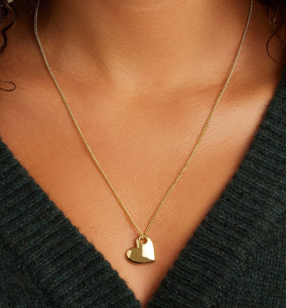 Lou Heart Pendant Necklace by Gorjana