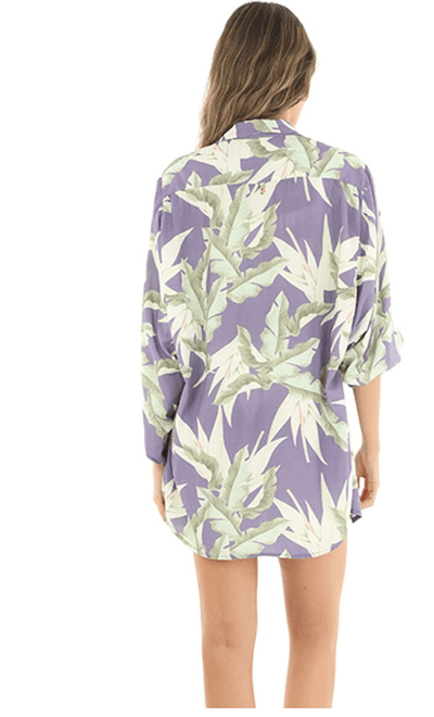 Tropical Periwinkle Akumal Shirt by Malai