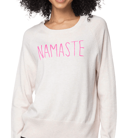 Eco Cotton Crew Sweater | Namaste by Golden Sun