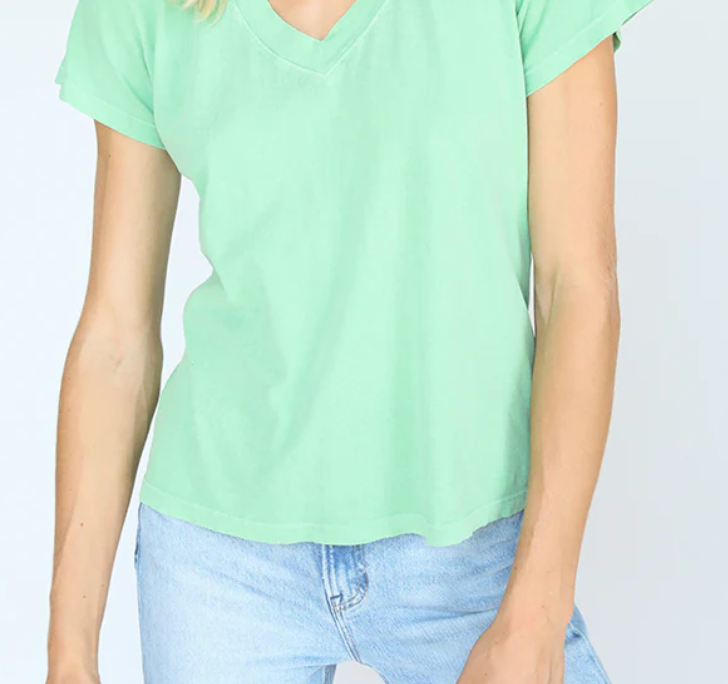 Hendrix Basic V Neck Tee by Perfect White Tee